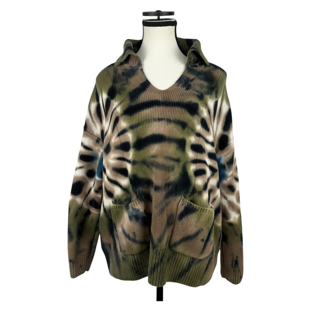 🌼YFG🌼 Chunky Tie-Dye Pullover Sweater, Size M - Picture 8 of 10